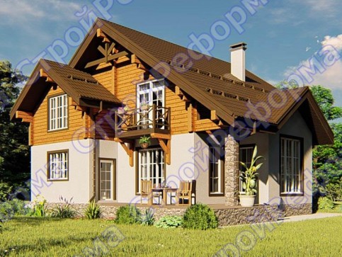 Комбинированный дом "Альпийский"